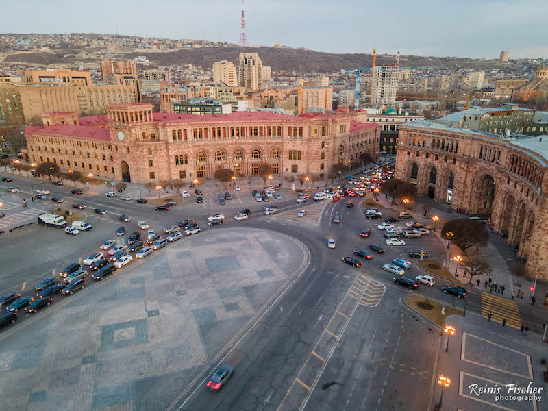 Republic square in Yerevan