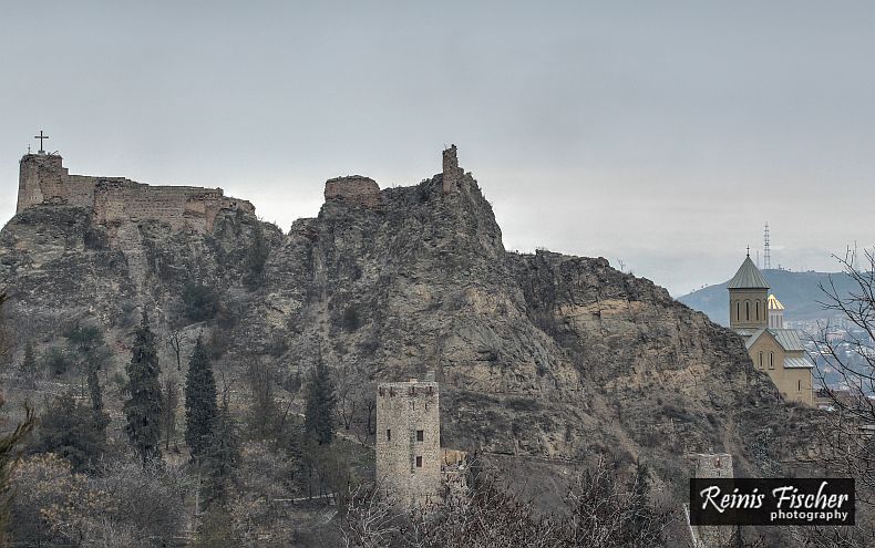 View towards Narikala Fortress