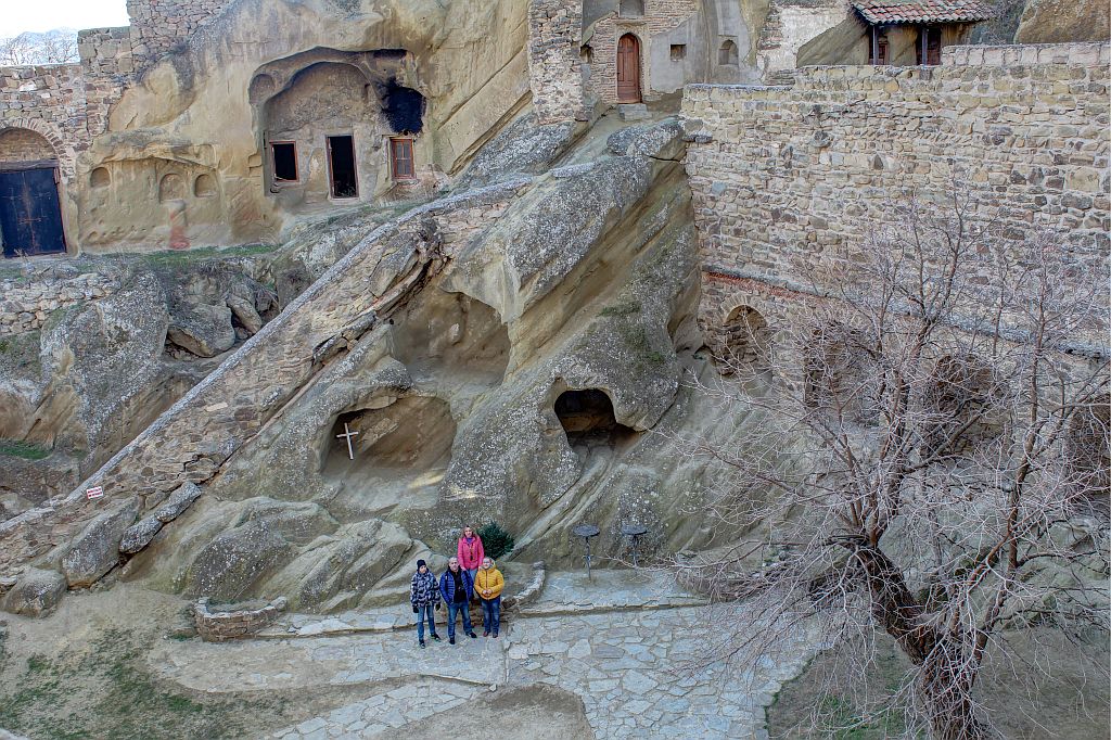Cells in David Gareja monastery complex