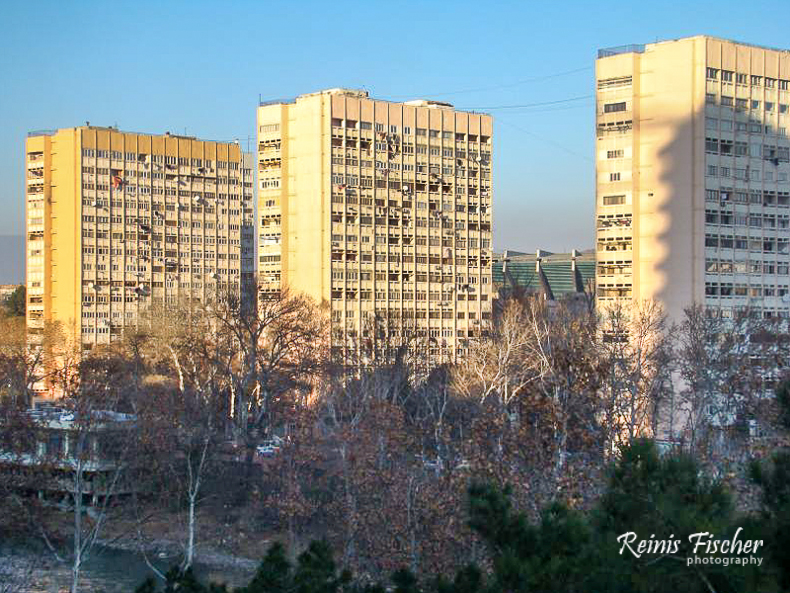 Apartment blocks in Tbilisi