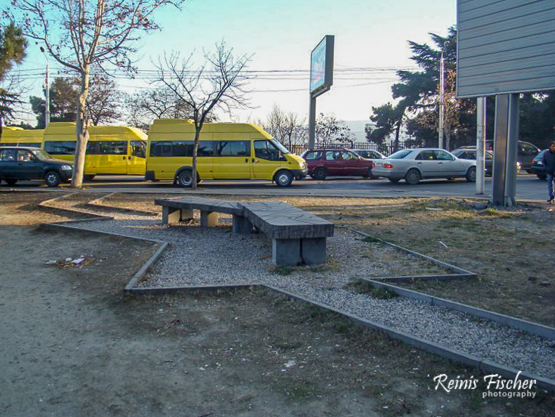 Traffic jam in Tbilisi