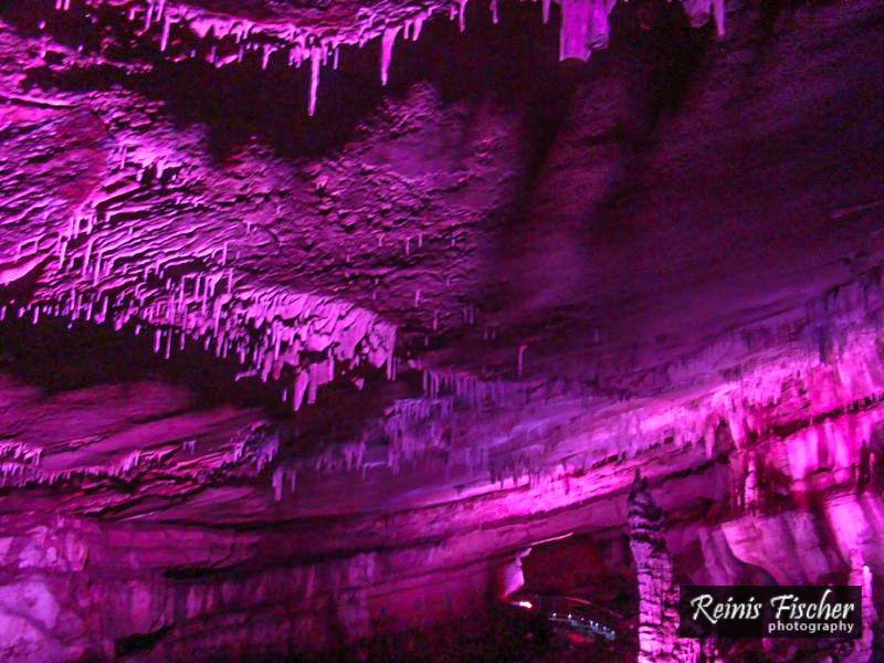 Stalactites inside Sataplia cave
