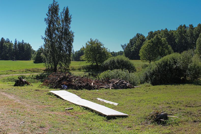 Proposed fireplace location