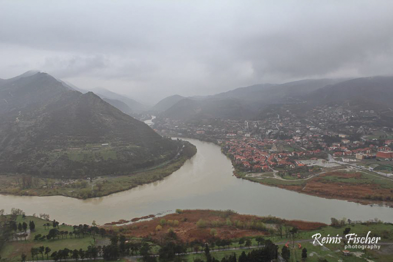 Mtkvari and Aragvi delta near Mtskheta