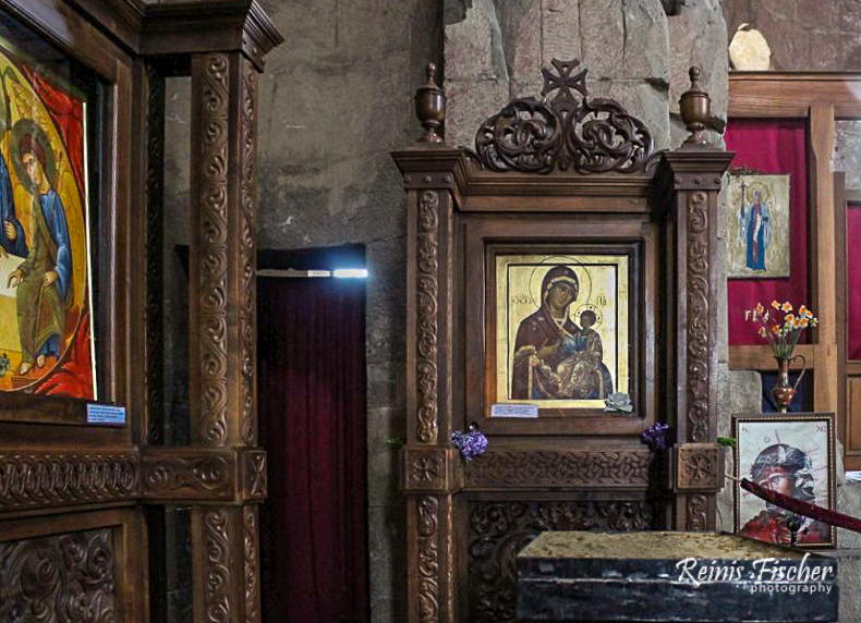 Inside Jvari monastery