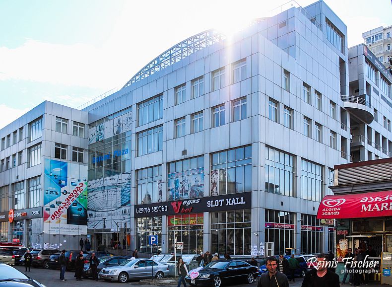 Plaza hotel building in Batumi