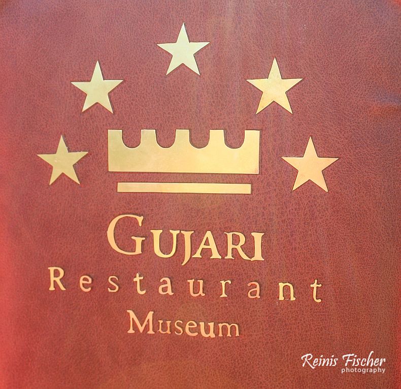 Menu at Gujari restaurant