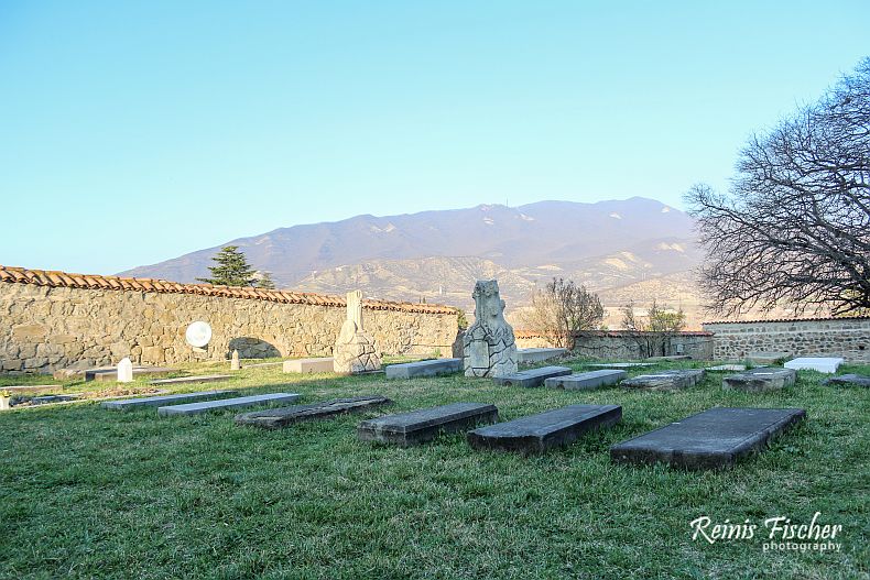 Tombs near the church
