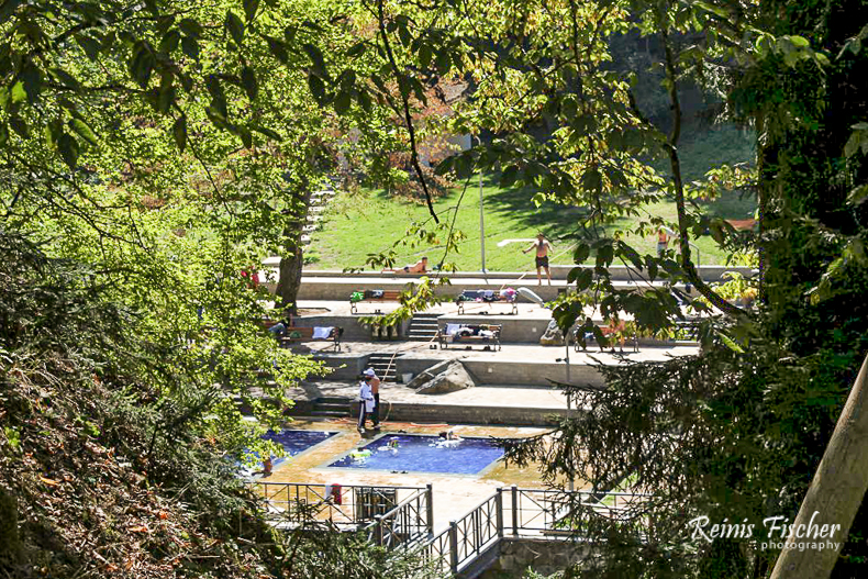 Open air swimming pools in Borjomi
