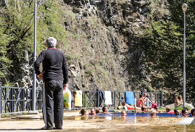 Open air swimming pools in Borjomi