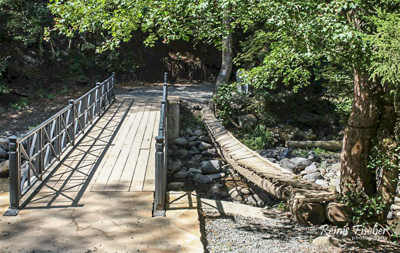 Reconstructed bridge over Borjumula river