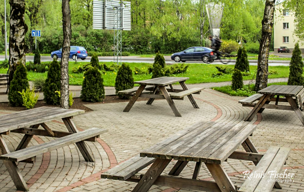 Outdoor patio at Shirhan Outdoor patio at Shirhan