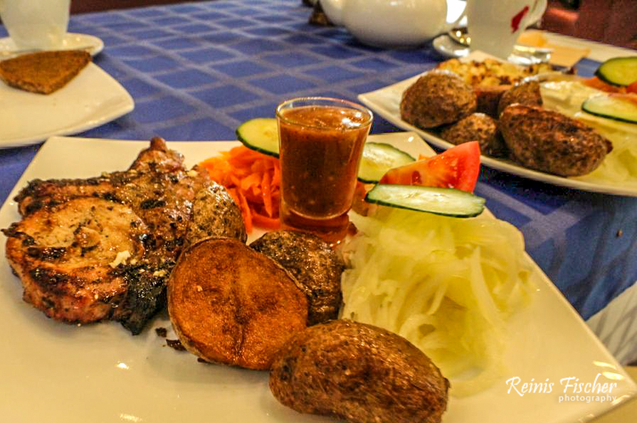 Meal at Shirhan restaurant Meal at Shirhan restaurant