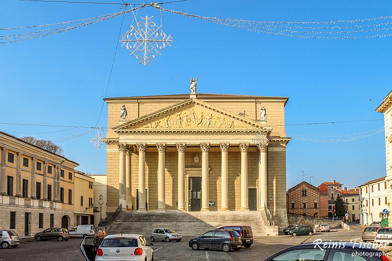 Town square in Italy