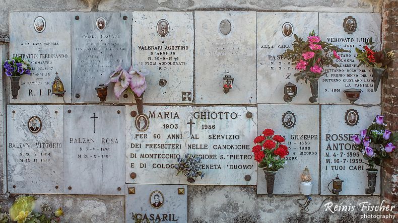 At Italian cemetery