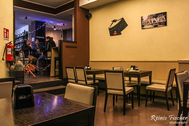 At Carpe Diem Cafe in San Bonifacio, Italy