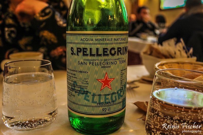 Italian mineral water