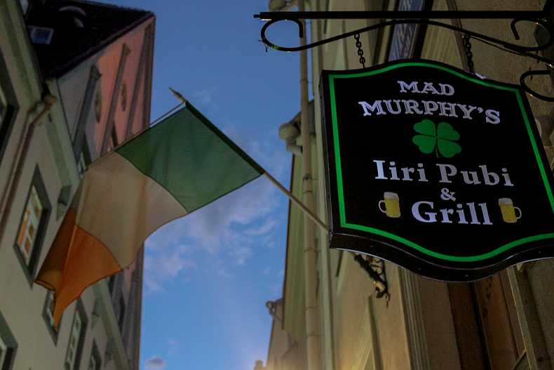 Mad Murphy's Irish pub in Tallinn