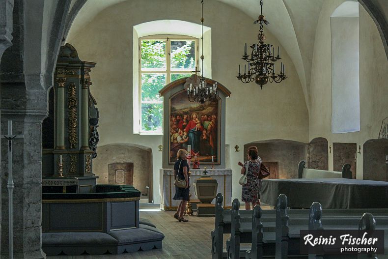 The altar of St Michael's Church