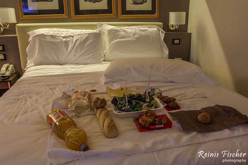 Take away meal in hotel