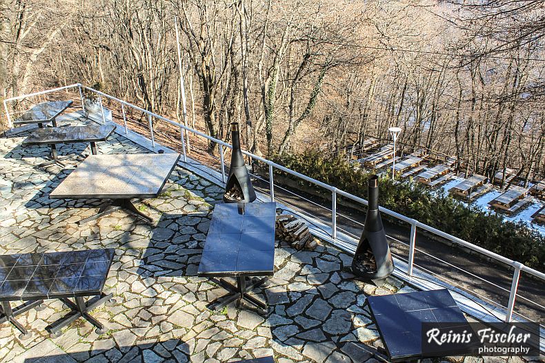 Outdoor multi level terrace