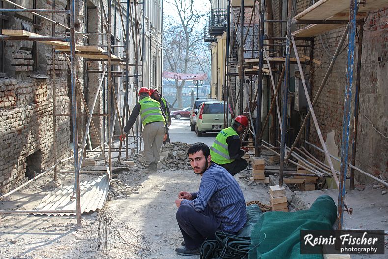 Construction workers