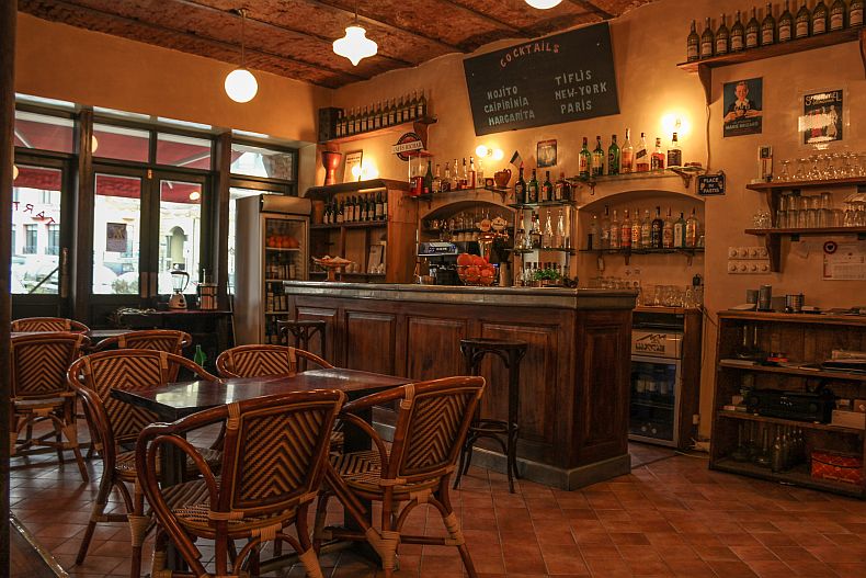 Interior at Tartine Brasserie
