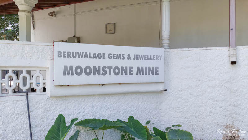 Beruwalage Gems & Jewelry Moonstone mine in Sri Lanka