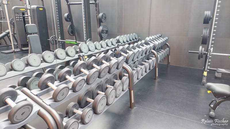 Dumbells at Axis Tower