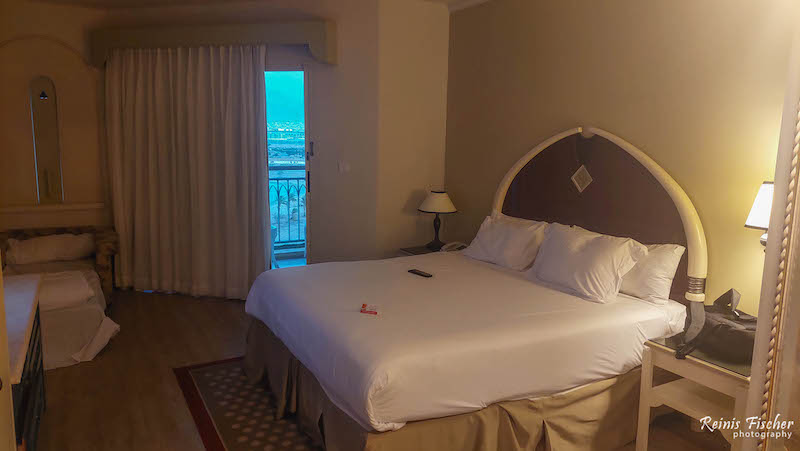 King size bed at Herods Boutique hotel in Eilat