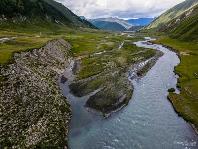River Terek in Truso Valley