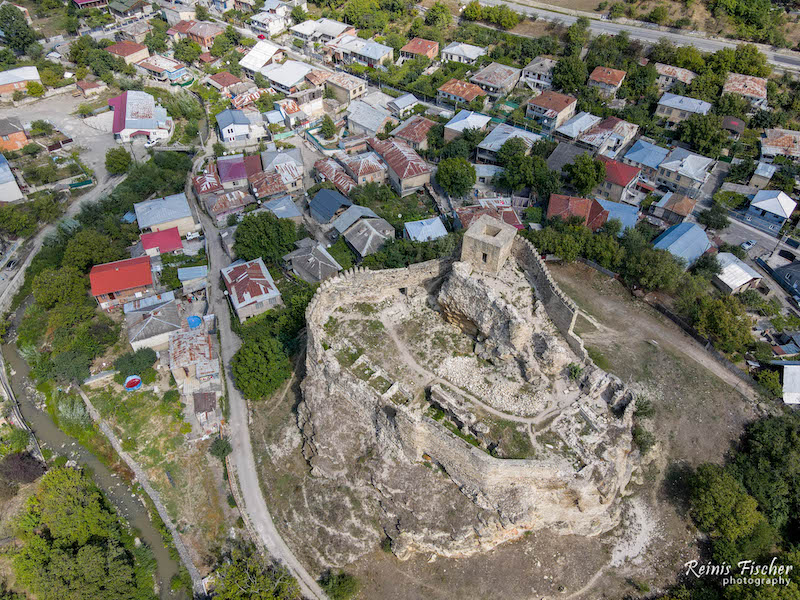 Surami fortress from a drone flight