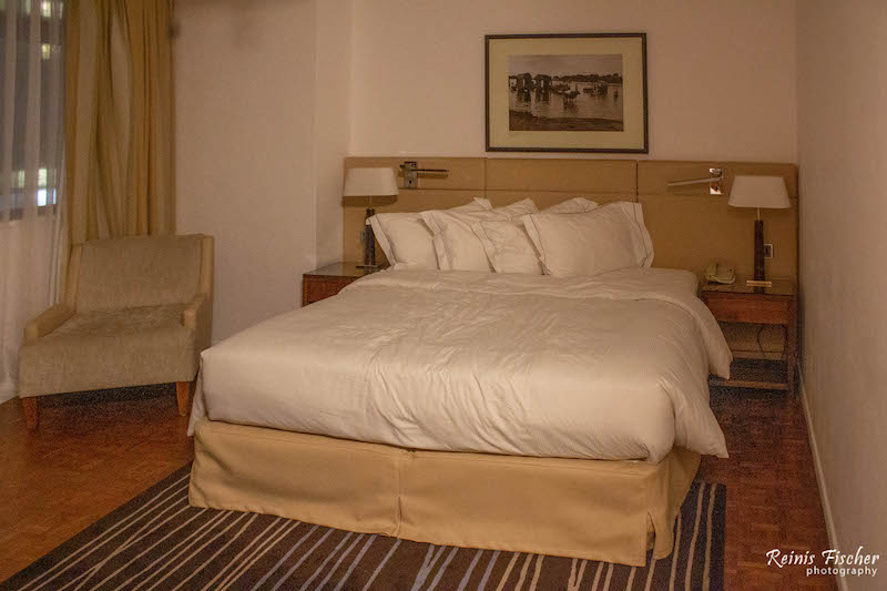King size bedroom at Hilton Colombo Residence apartments