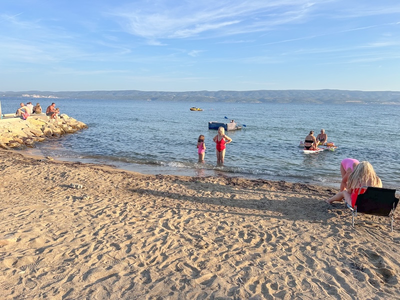 Adriatic sea near Omiš