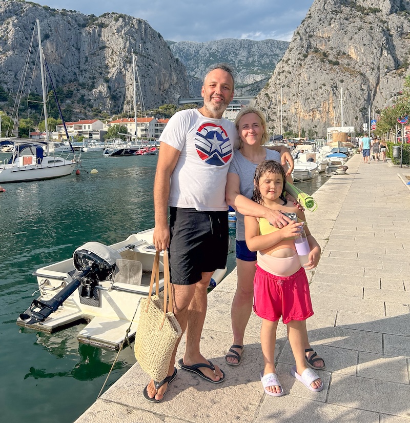 turning 39 in Omiš, Croatia