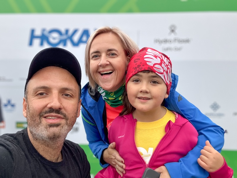 Authors of this blog at Tbilisi Marathon