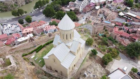 Embedded thumbnail for Narikala Fortress &amp; Mother Georgia from a Drone flight