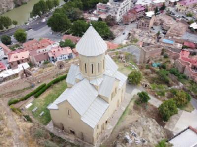 Embedded thumbnail for Narikala Fortress &amp; Mother Georgia from a Drone flight