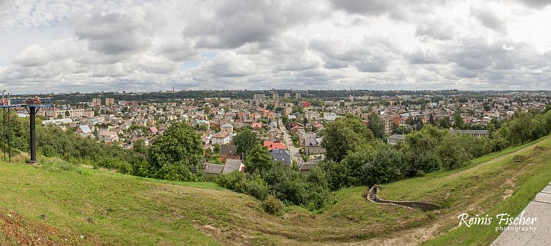 Panorama of Kaunas, Lithuania