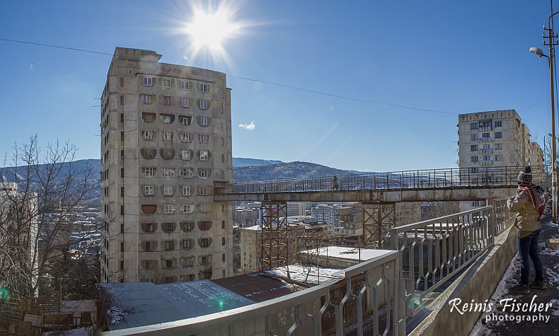 Soviet architecture in Tbilisi (neighborhood of Delisi)
