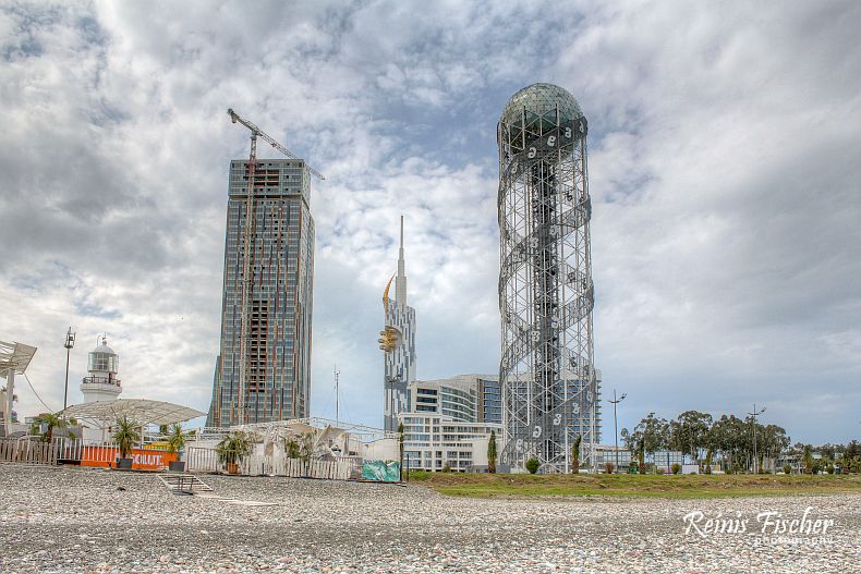 Alphabetic tower in Batumi
