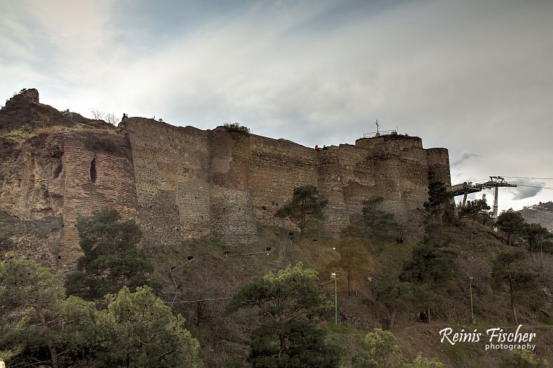Hiking trails at Narikala