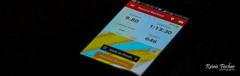 GPS tracker on Action