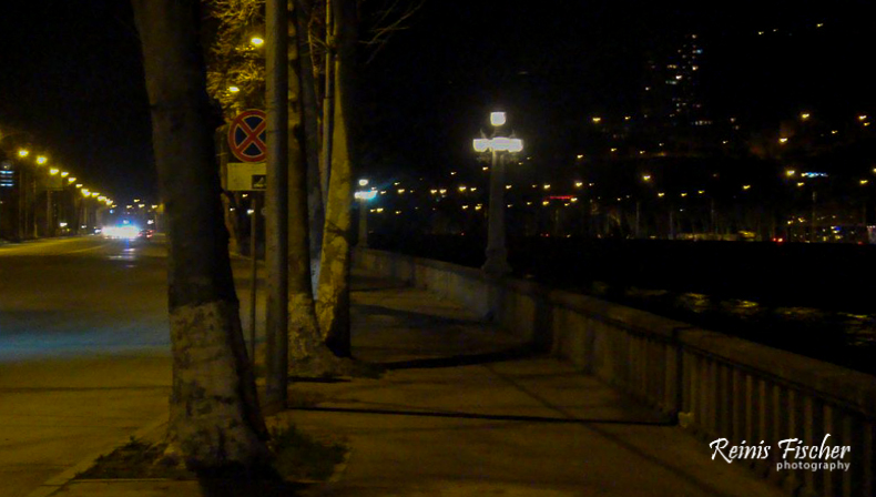 Boulevard near Didube in Tbilisi