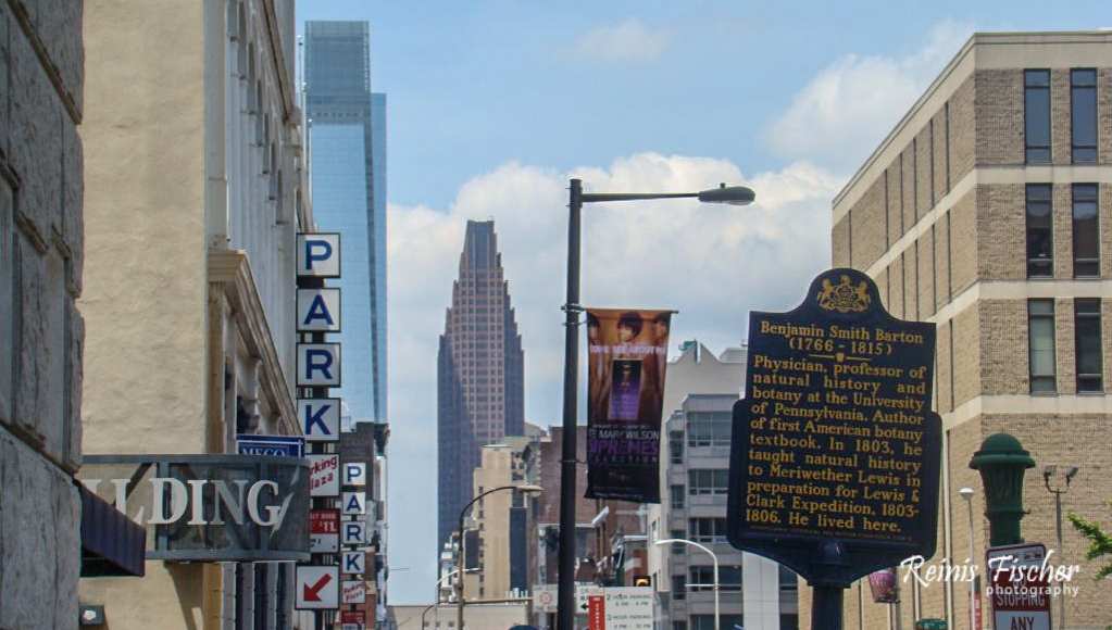 Huge billboards and skyscrappers