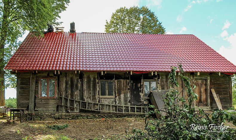 Metal roof installed