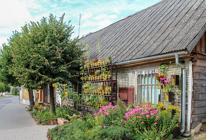 Awakening garden in Aizpute