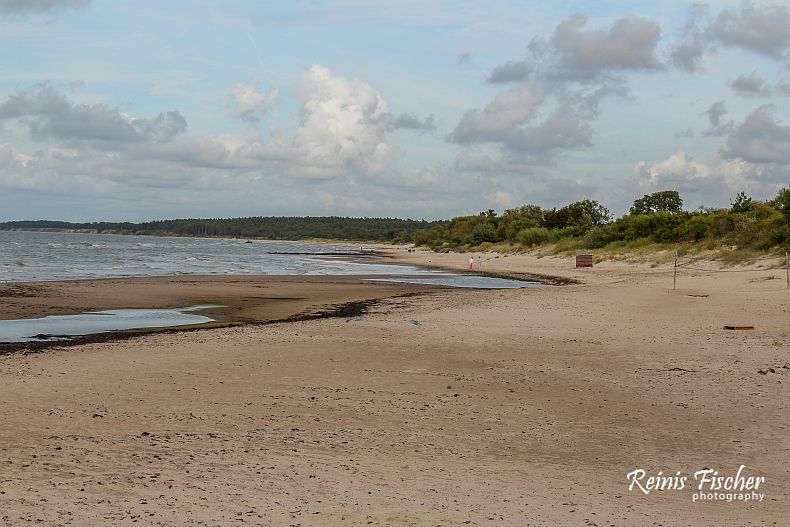 White Sand beach near Pāvilosta