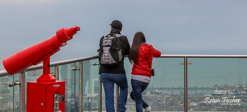 Visitors at Argo Entertainment centre in Batumi