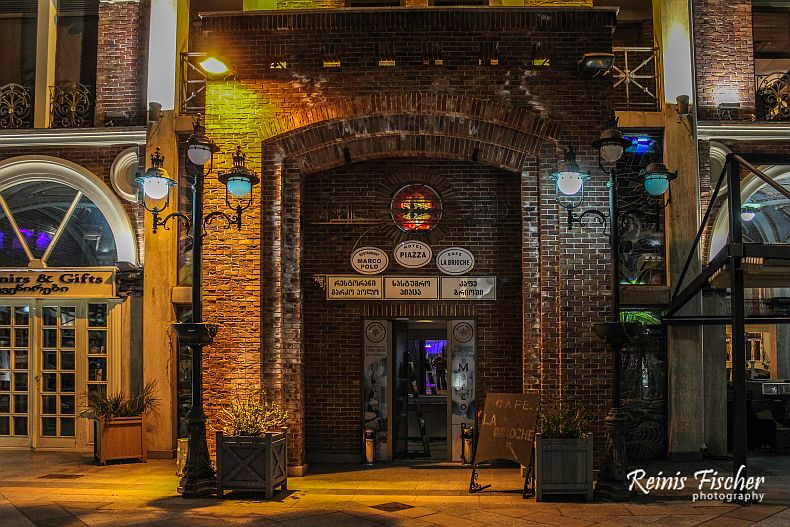 Entrance doors at Piazza clock tower 